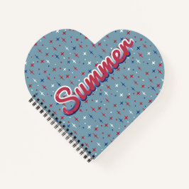 Summer Glitzern Notizbuch