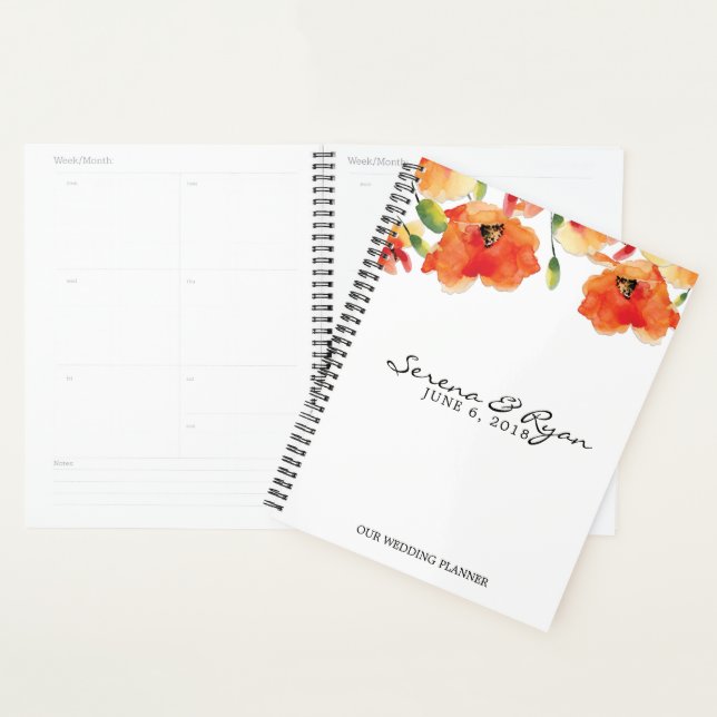 Summer Golden Poppy Wedding Planer (Anzeige)