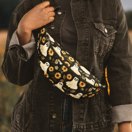 Summer Goth Geister und Sonnenblumen Spooky Bauchtasche