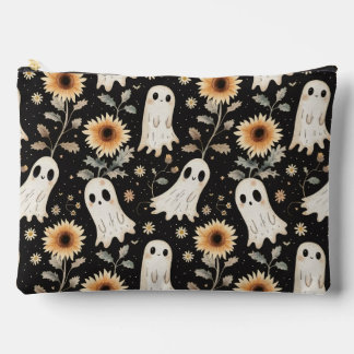 Summer Goth Geister und Sonnenblumen Spooky Zubehörtasche