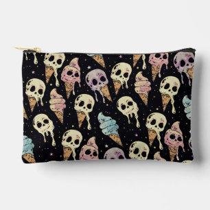 Summer Goth Skulls Eiscreme Spooky Zubehörtasche