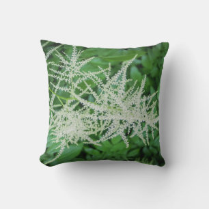 Summer Green und White Pflanze Kissen