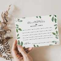 Summer Greenery Advice and Well Wishings Card
