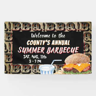 Summer GRILLEN Cookout Banner