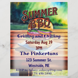 Summer GRILLEN Grilling and Chilling Flyer