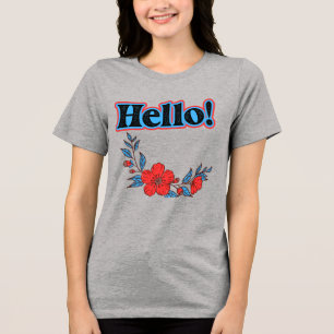 Summer Hello Women's Blume Tri-Blend Shirt