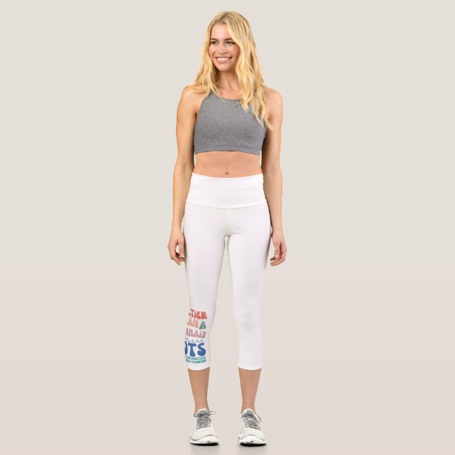 Summer High Waisted Yoga Capris, XS (0-2) Capri Leggings (Vorderseite)