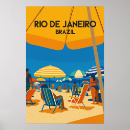 Summer Holiday Destination Poster