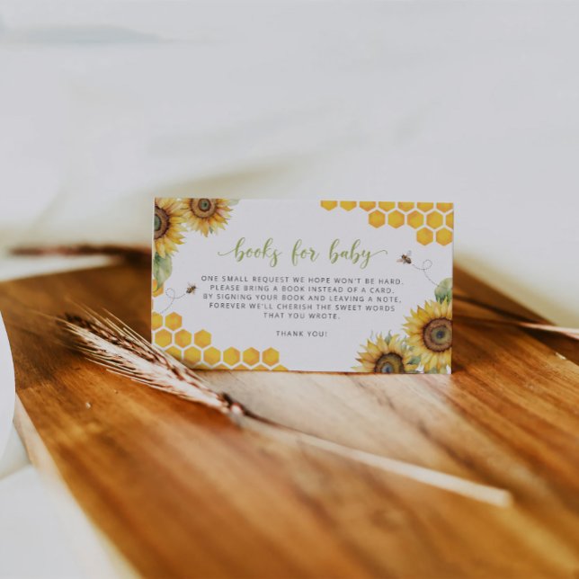 Summer Honeycomm Sonnenblumen Bücher für Baby Begleitkarte (Von Creator hochgeladen)