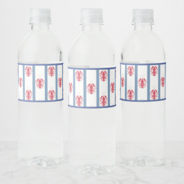 Summer Hummer Thema Wasser Flasche Etikett
