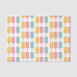 Summer Ice Cream Sticks Seidenpapier
