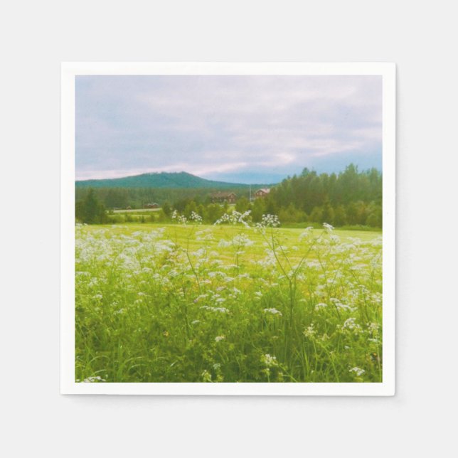 Summer in Hälsingland - Helsingia  Serviette (Vorderseite)
