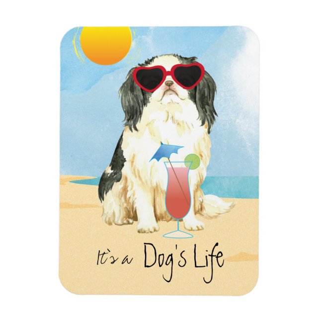 Summer Japanisch Chin Magnet (Vertikal)