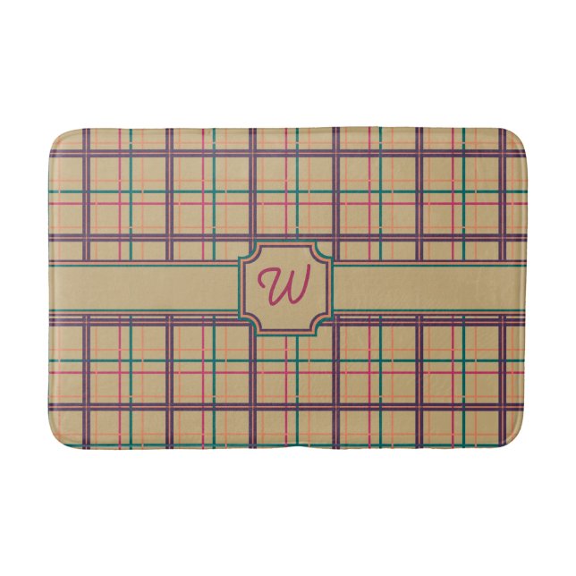 Summer Kariert Bath Mat Badematte (Vorderseite)