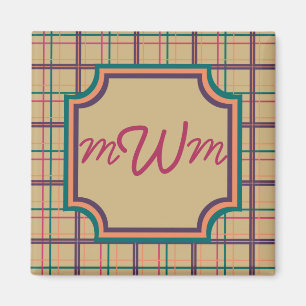 Summer Kariert Magnet