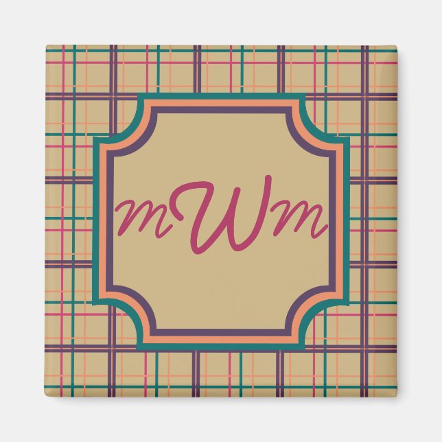 Summer Kariert Magnet (Vorne)