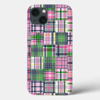 Summer Kariert Pink Madras Patchwork