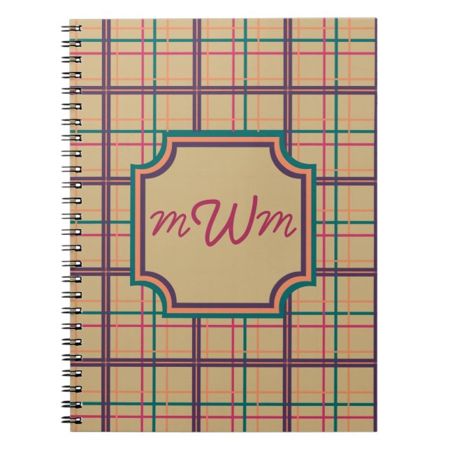 Summer Karierte Notebook Notizblock (Vorderseite)