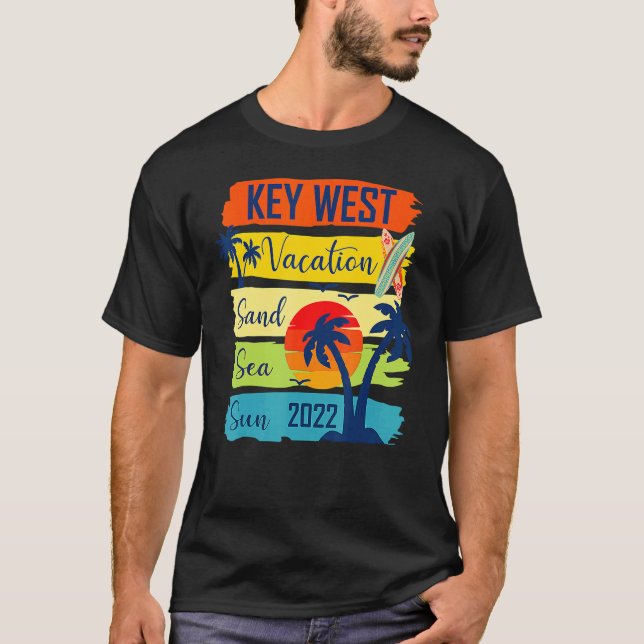 Summer Key West Florida Beach Urlaub 2022 Matchi T-Shirt (Vorderseite)