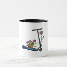 Summer , Kick Scooter Art Tasse
