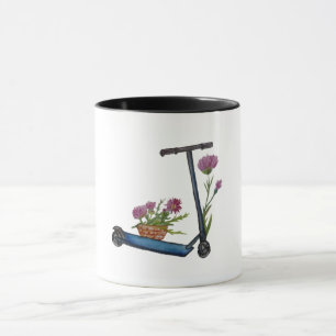Summer , Kick Scooter Art Tasse