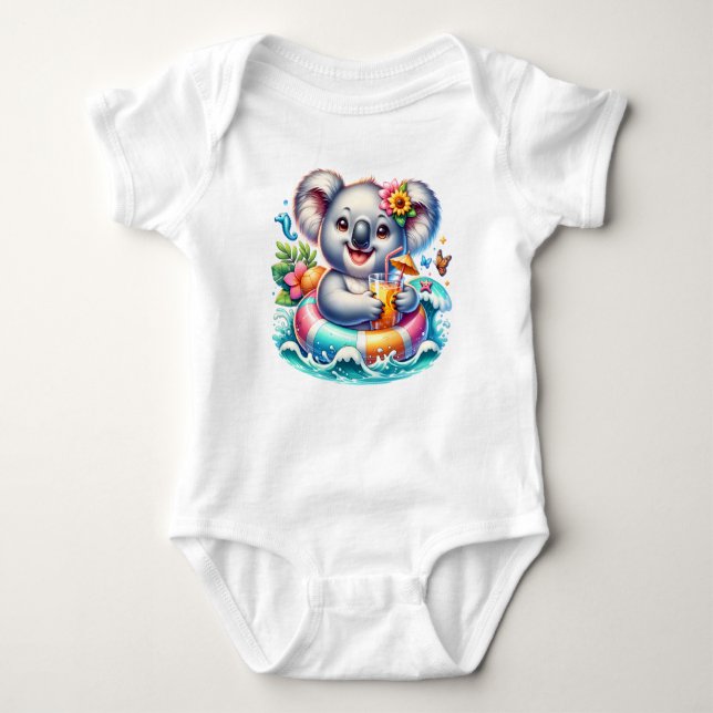 Summer Koala Sublimation-97702 Baby Strampler (Vorderseite)