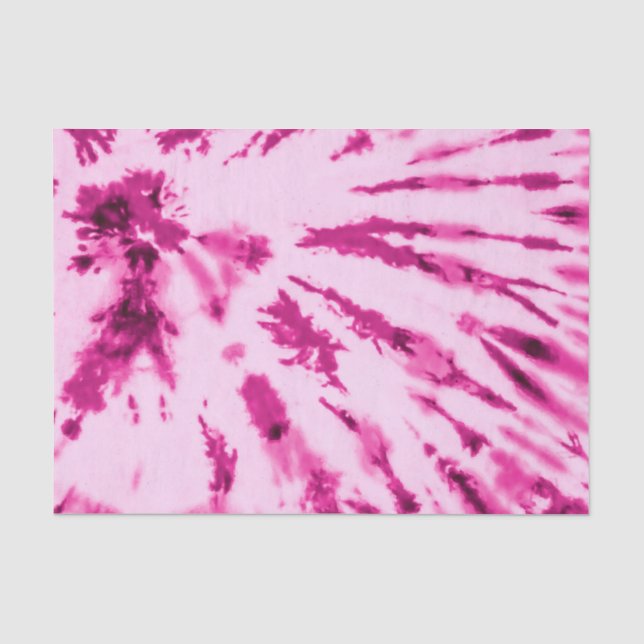 Summer Künstlerisch Girl Neon Blush Pink Gefärbte  Seidenpapier (Vorderseite)