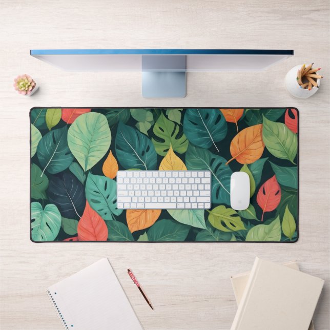 Summer Leaf Desk Mat Schreibtischunterlage (Büro 1)
