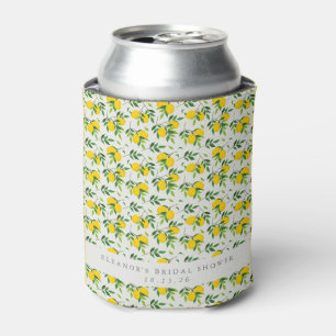 Summer Lemon Frucht Muster Custom Brautparty Dosenkühler