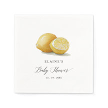 Summer Lemon Limon Citrus Baby Dusche
