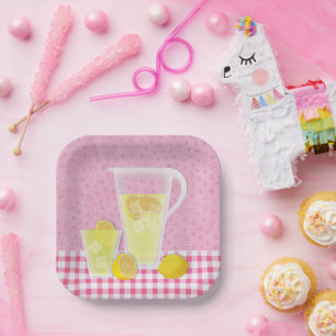 Summer Lemonade Plate Pappteller