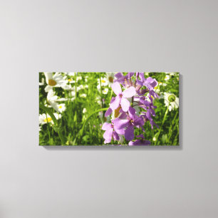 Summer Lilac und Daisies Leinwanddruck