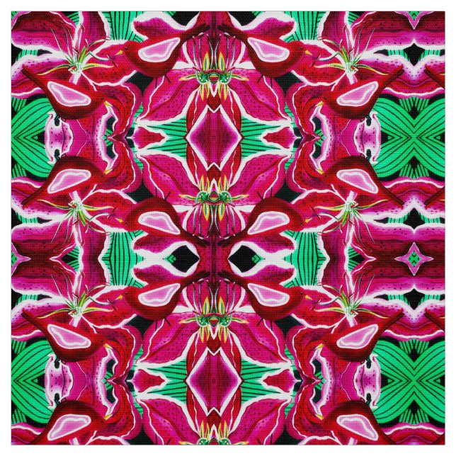 Summer Lilies Stoff (Muster)