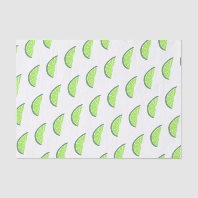 Summer Limon Slice Illustration Seidenpapier (Vorderseite)
