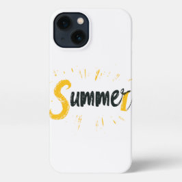 Summer Logo - Summer Text Design iPhone Hülle