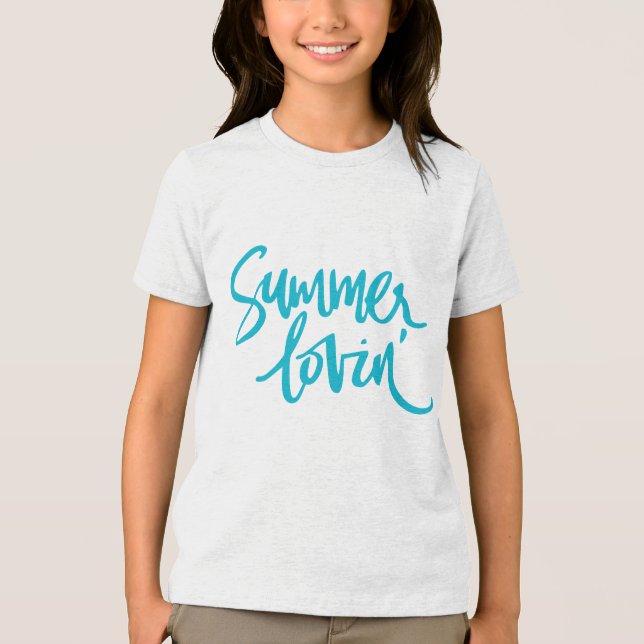 Summer lovin' Tri-Blend shirt (Vorderseite)