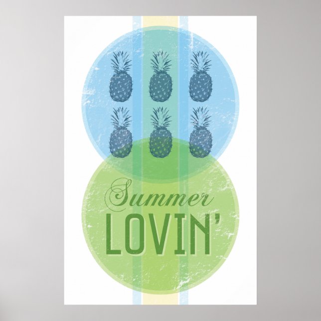 Summer Lovin'Retro Poster (Vorne)