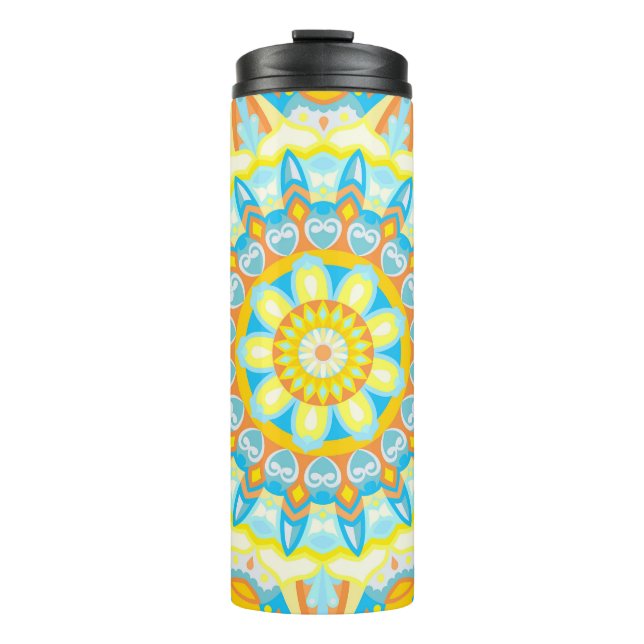 Summer Mandala Thermosbecher (Vorderseite)