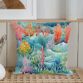 Summer Marine Korallenriff Kissen