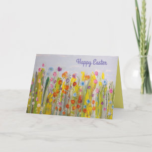 Summer Meadow Bright Abstrakt Flora OsterOstern Karte