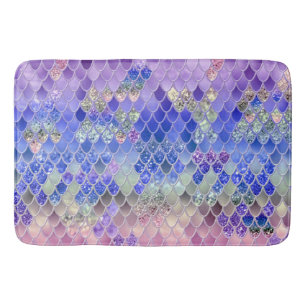 Summer Mermaid Glitzer Scales #3 (Imitate Glitzer) Badematte