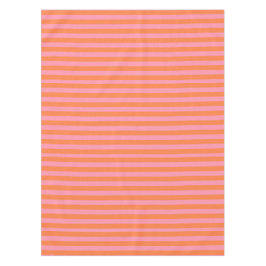 Summer Mood Orange Pink Lines Tableclout Tischdecke