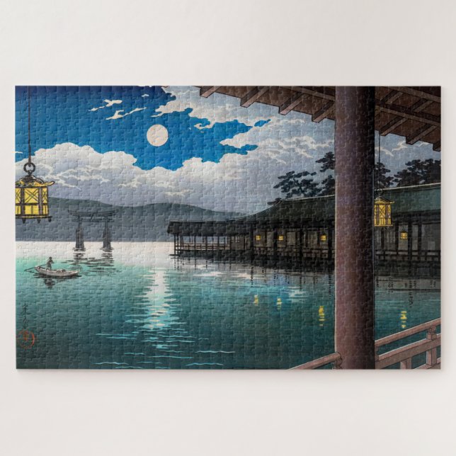 Summer Moon in Miyajima von Tsuchiya Koitsu (Horizontal)