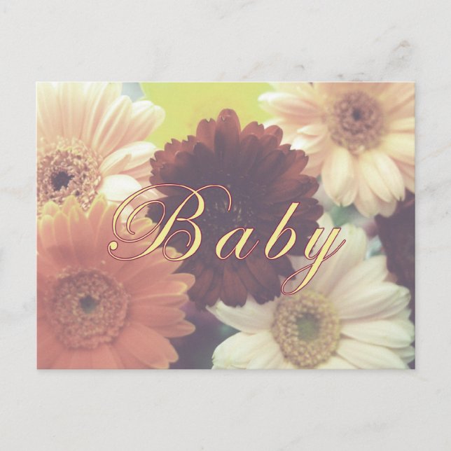 "Summer Morning" Baby Postcard (Script) Postkarte (Vorderseite)