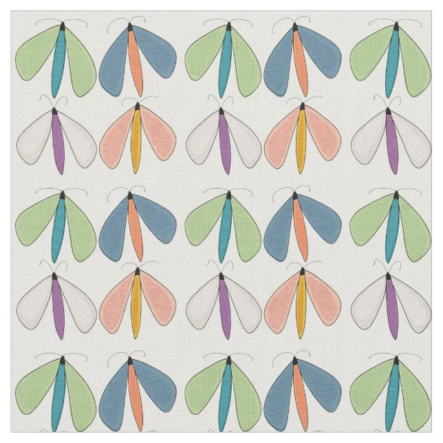 Summer Moth Stoff (Nahaufnahme)