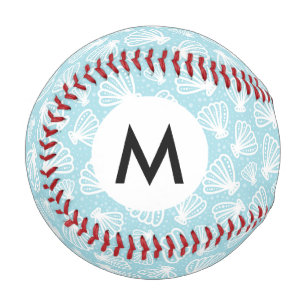 Summer Muschel Pattern Baseball