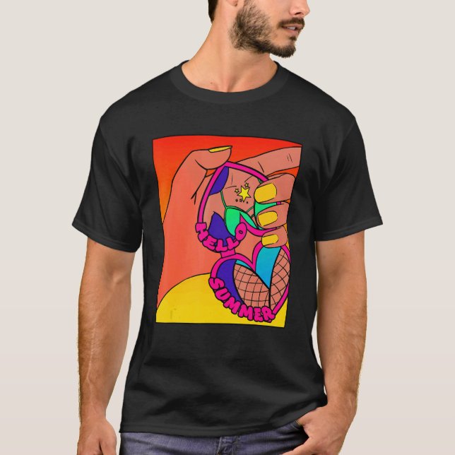 Summer Music Festival Hot girl Beach Badeanzug War T-Shirt (Vorderseite)