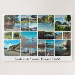 Summer New Zealand Travel Souvenir Foto Collage