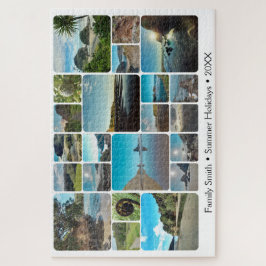 Summer New Zealand Travel Souvenir Foto Collage