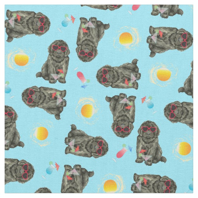 Summer Newfundland Fabric Stoff (Nahaufnahme)